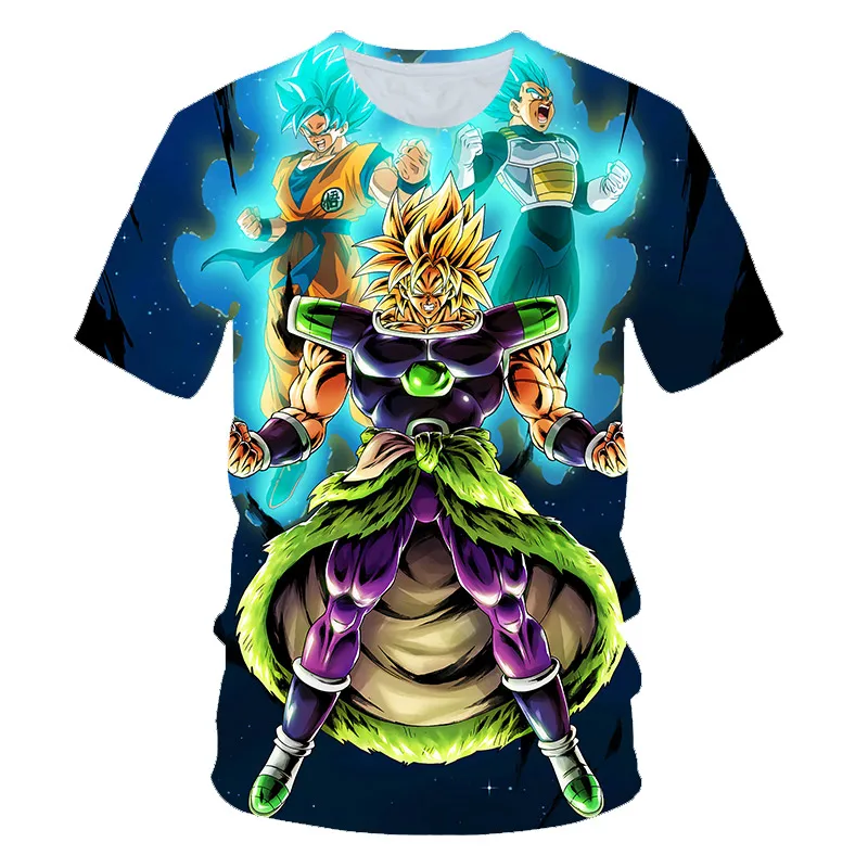 Новое поступление года, крутая футболка с 3d принтом «Goku Dragon Ball Z», летняя модная футболка с короткими рукавами, топы для мужчин, Аниме Драконий жемчуг зет футболки Harajuku Kid