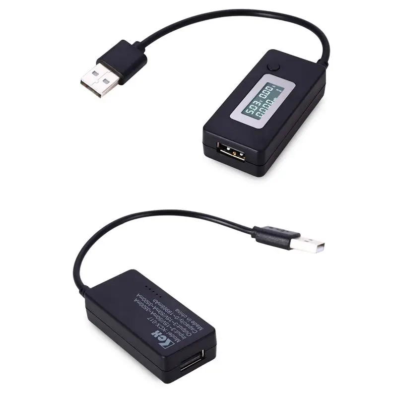 Горячая ЖК-дисплей USB детектор Вольтметр Амперметр зарядное устройство Емкость тестер метр Напряжение Ток зарядное устройство QC2.0 3-15 в