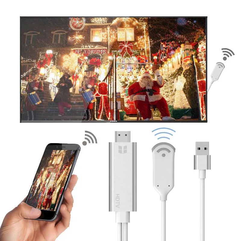 SZBITC WiFi HDMI кабель для MHL в HDMI конвертер 1080P HDTV адаптер для iPhone Android Windows MirrorCast Dongle