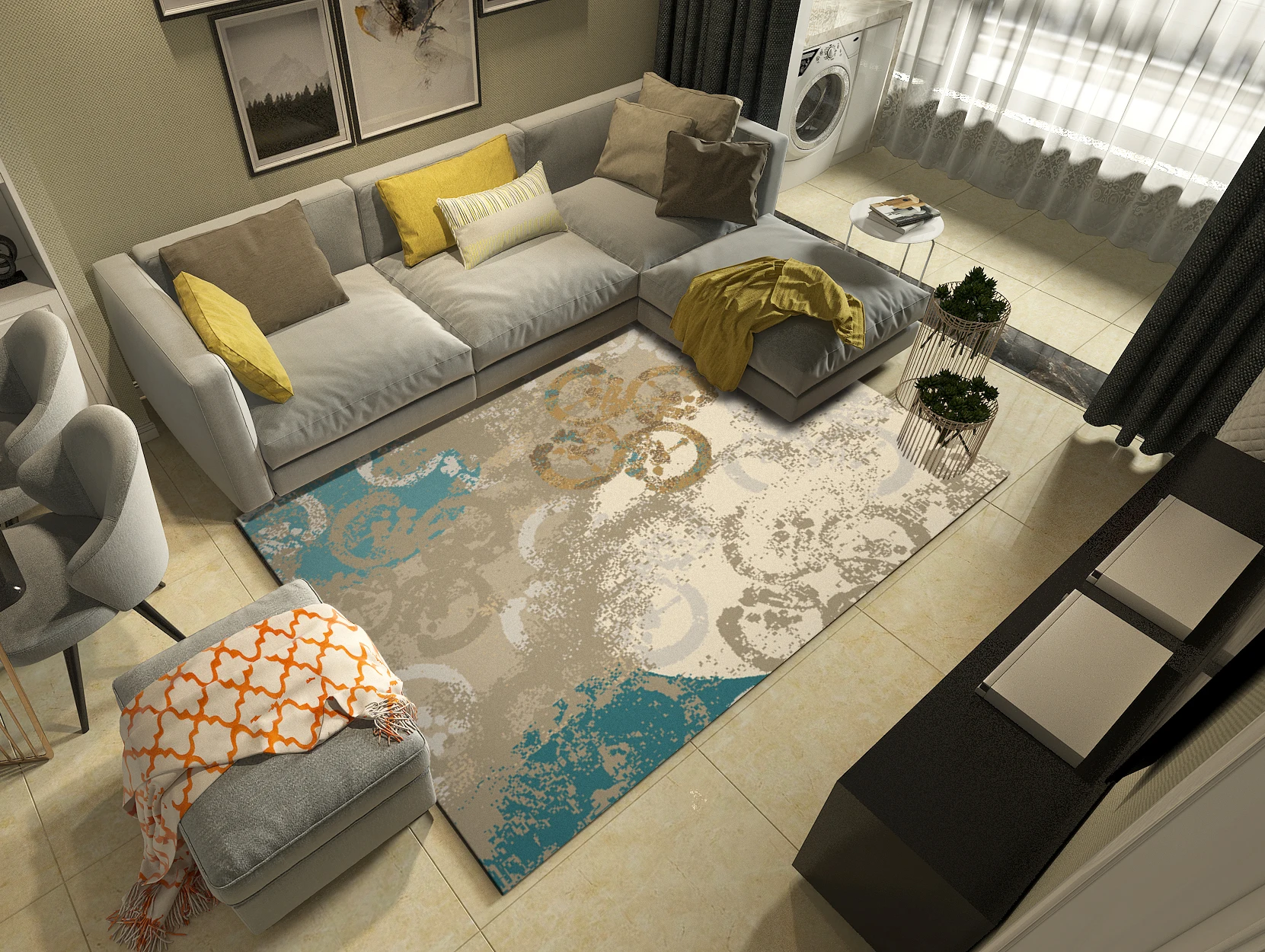 Европейский стиль, ковер с принтом, коврики большого размера, высокое качество, домашний коврик, современный ковер для гостиной, утолщенный ковер для гостиной, художественный Декор