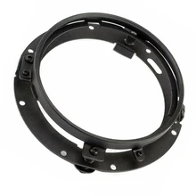 Support de phare en acier inoxydable 7 pouces, anneau de remplacement LED pour Jeep Wrangler JK 2007 – 2016 