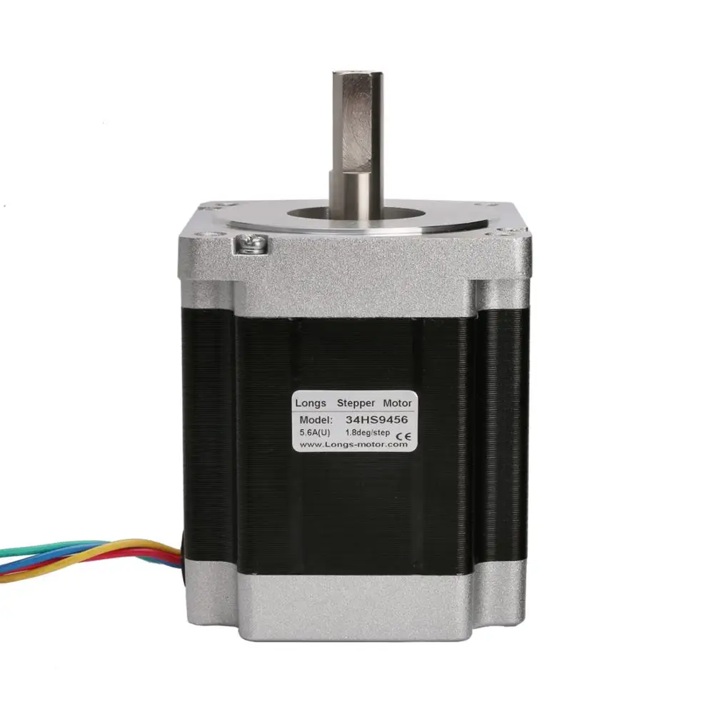 1 шт. Nema 34 шаговый двигатель 34HS9456 с 1100oz in(7.7N.M) удерживающий крутящий момент 5.6A 4