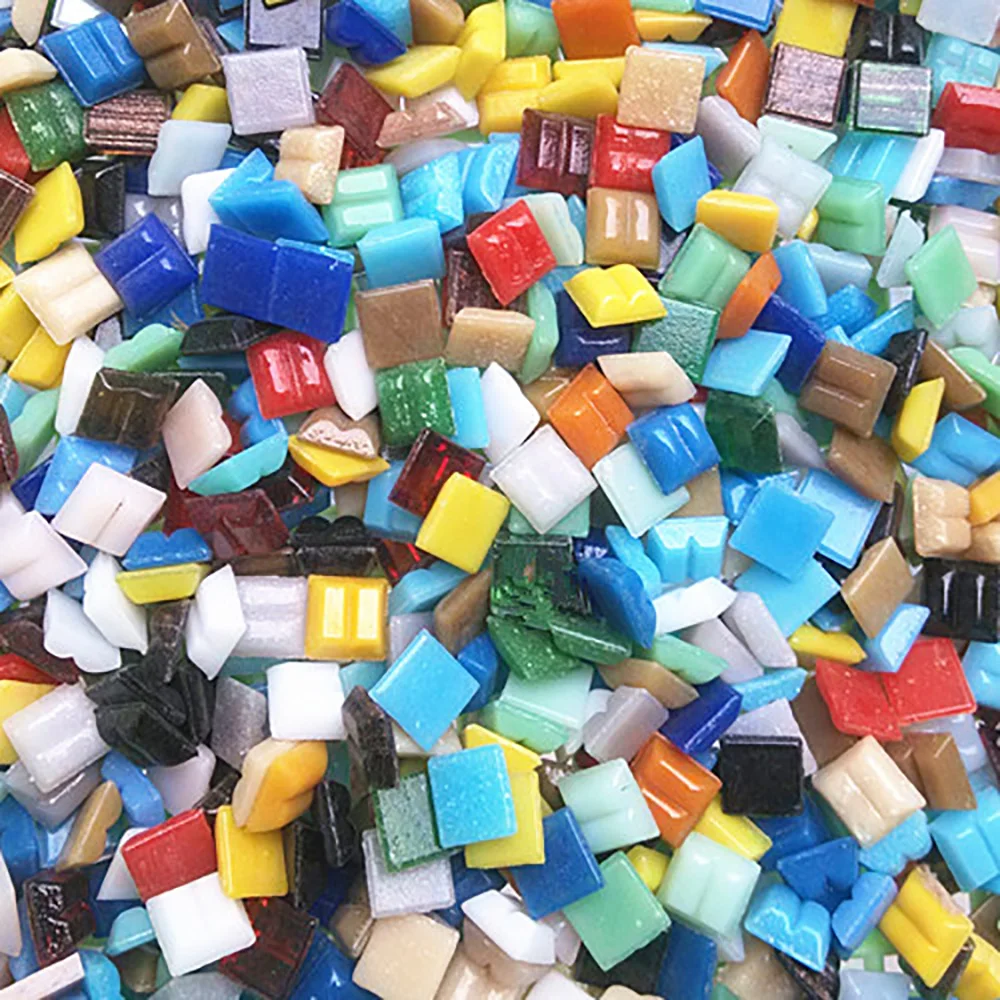Lychee жизнь многоцветная стеклянная мозаика плитка квадратная мозаика плитка Сделай Сам художественное ремесло материал для изготовления - Цвет: 1
