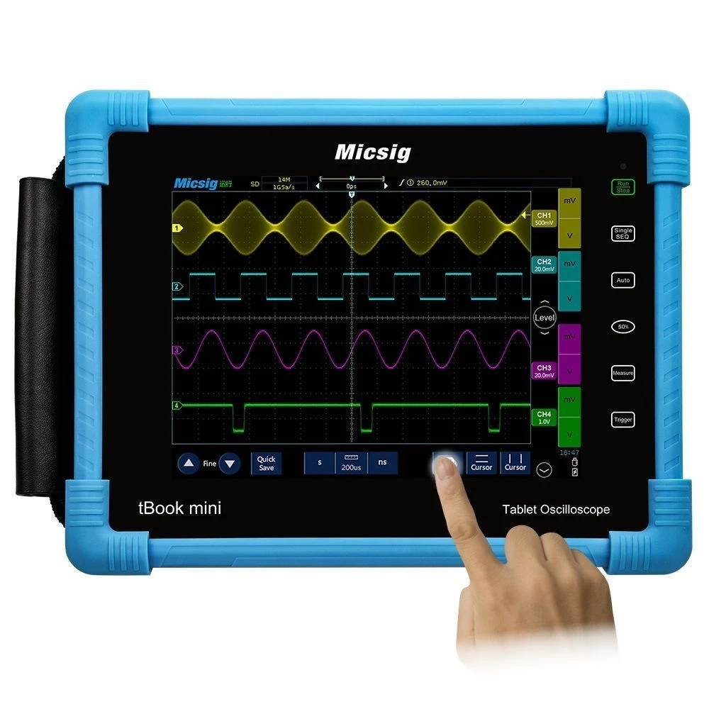 Цифровой планшетный осциллограф TO1104 ATO1104 100 МГц 4choscilloscope автомобильный