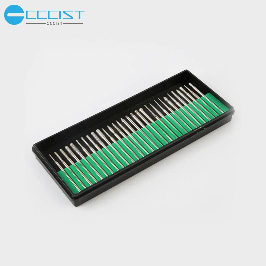 

30pcs Steel needle Nail Drill Set Milling Cutter for Manicure Rotary Burr Clean Bits Electric Machine Art Accessory