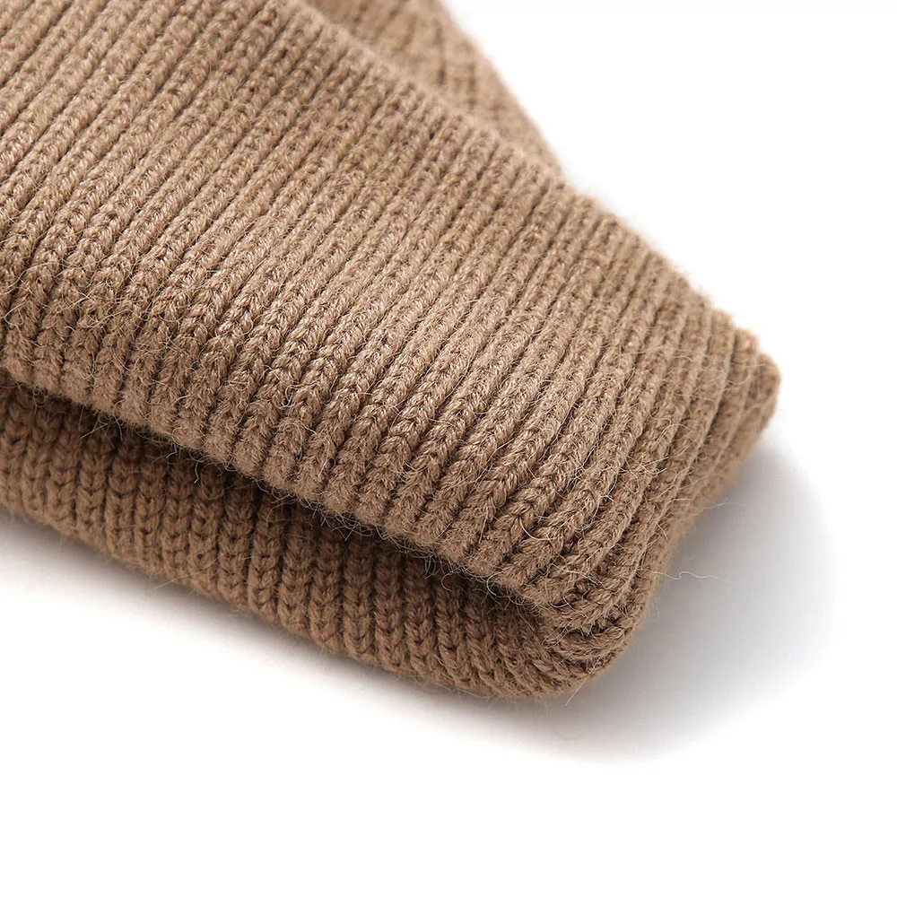 Gorro мешковатая теплая вязаная крючком Зимняя шерстяная вязаная Лыжная шапка с черепом громоздкая шапка женская шапка шапки зимние шапки для женщин