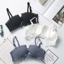 DERUILADY без бретелек Push Up бюстгальтер сексуальное женское белье регулируемый удобные Беспроводной с низким вырезом на спине для девочек; Спортивный Бюстгальтер Для девочек переходного Для женщин тонкий дышащий бюстгальтер без косточек