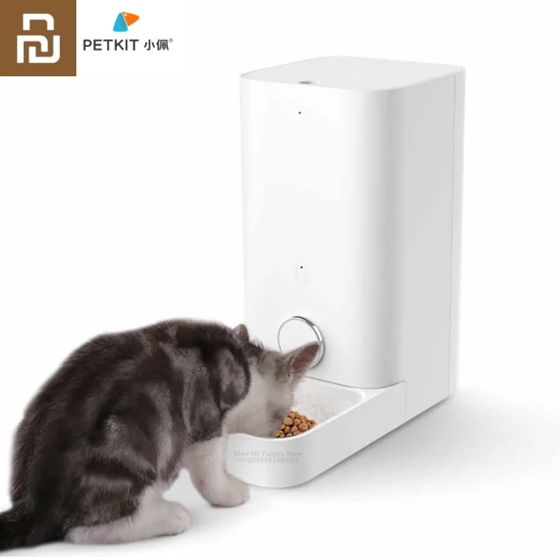 Умная кормушка для кошек Youpin PETKIT автоматическая миска домашних животных никогда