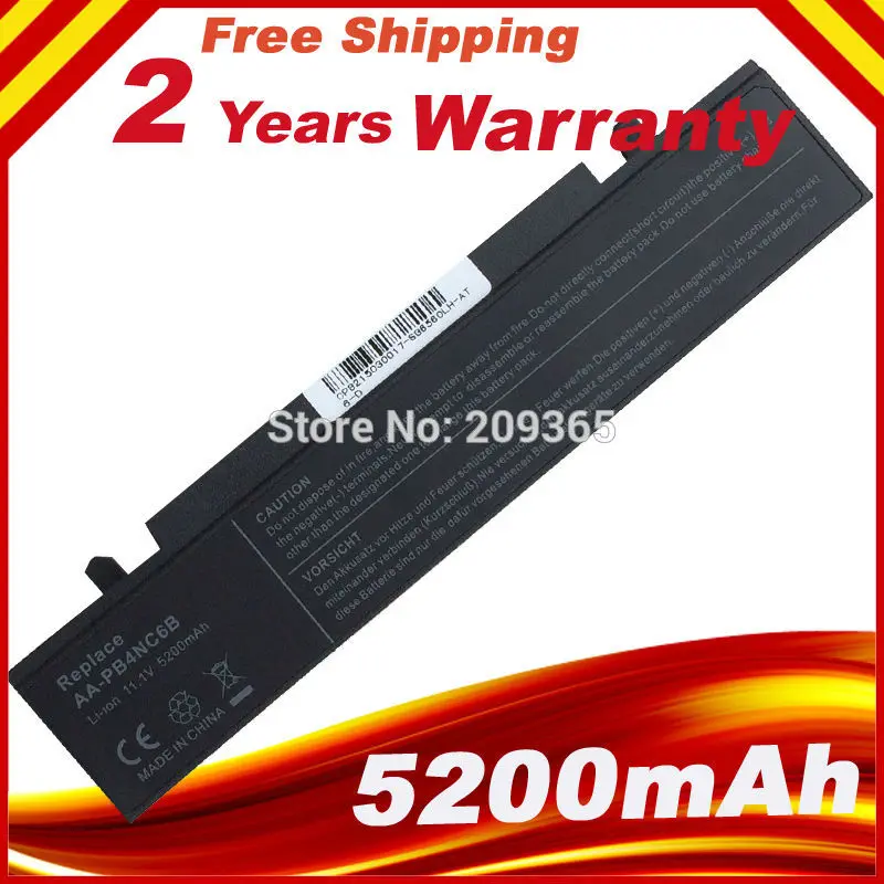 Аккумулятор для ноутбука HSW Samsung R60 R458 R40 R45 P50 P60 с функцией быстрой доставки AA-PB2NC3B/E