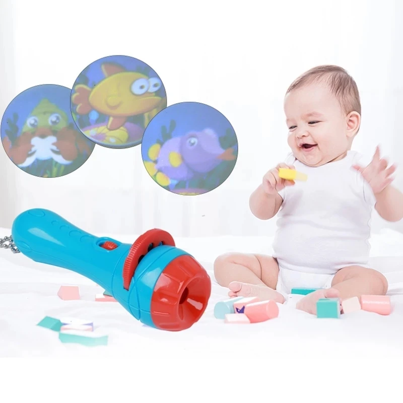 Мини проекционный фонарик дети флэш светильник рассказ развивающая на шнуровке