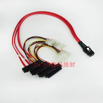 

New SAS Card SFF8087 to SFF8482 4SAS Server Hard Disk MINI SAS 1 Point 4 Data Cable
