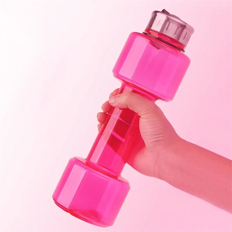 OBR 750ml Dumbbell Sports Water Bottle Whey Protein Powder Shaker Bottle Multi-functional Leakproof Drink Bottle With Rope