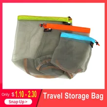 Наборы для путешествий, Сверхлегкий портативный мешок с завязками, сумка для хранения для спорта на открытом воздухе, путешествий, кемпинга, пеших прогулок, размеры s, m, l