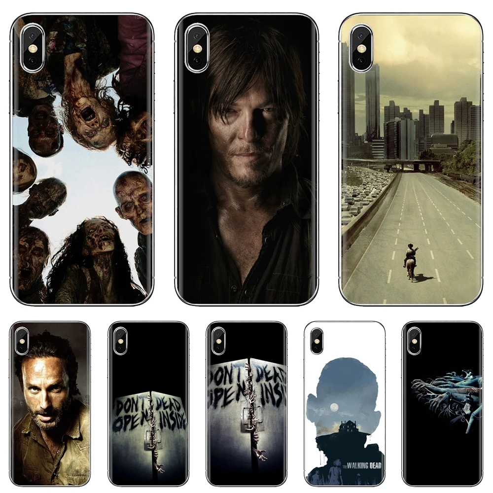 Силиконовый чехол для телефона Walking Dead Zombie Kawaii Samsung Galaxy A10 A40 A50 A70 A3 A5 A7 A9 A8 A6 Plus 2018 2015