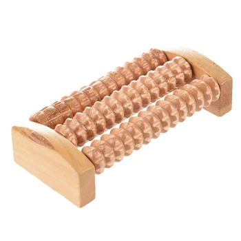 

Wooden Roller Body Foot Relax Stress Relief Massager Board