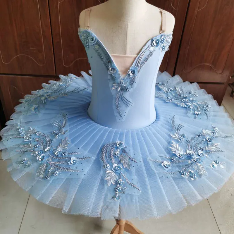 sky blue tutu dress Sky Blue Shinning First Birthday Baby Dress, Sparkling Peplum Tutu Girl Gown,  Pageant, Party Toddler Knee Dress, Graduation, Dance Costume