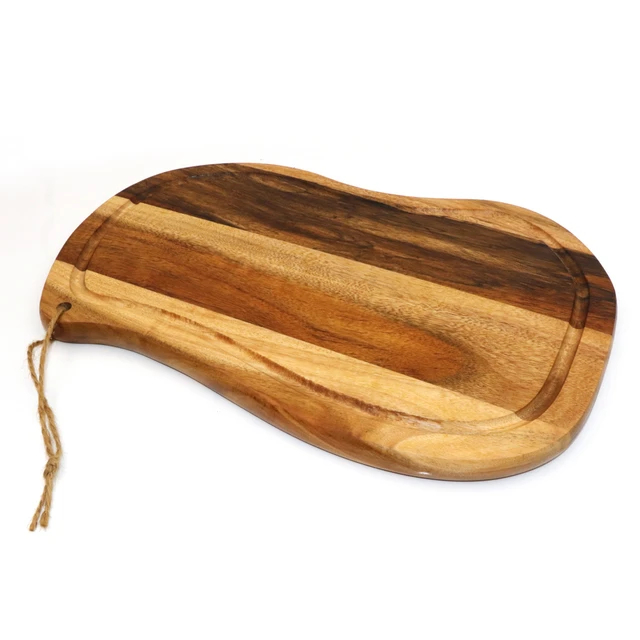  Wooden Cutting Boards for Kitchen: Organic Bamboo Wood Cutting  Board with Juice Grooves - Best Wood Cutting Board for Meat & Vegetables -  Large Decorative Serving Tray & Wood Cheese Board