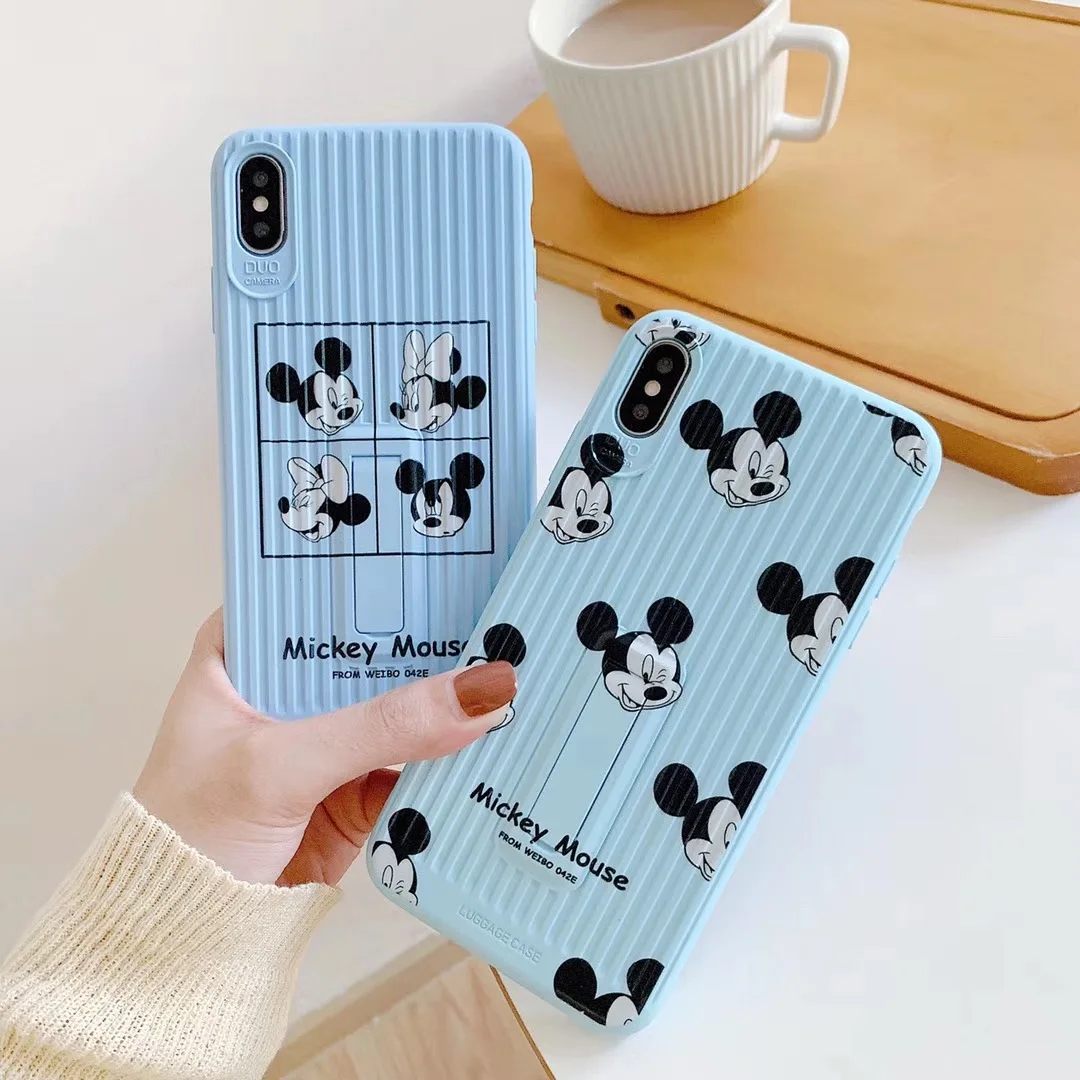 Милый мультяшный Классический Аниме Disneys смешной Минни Микки Пара телефон чехол