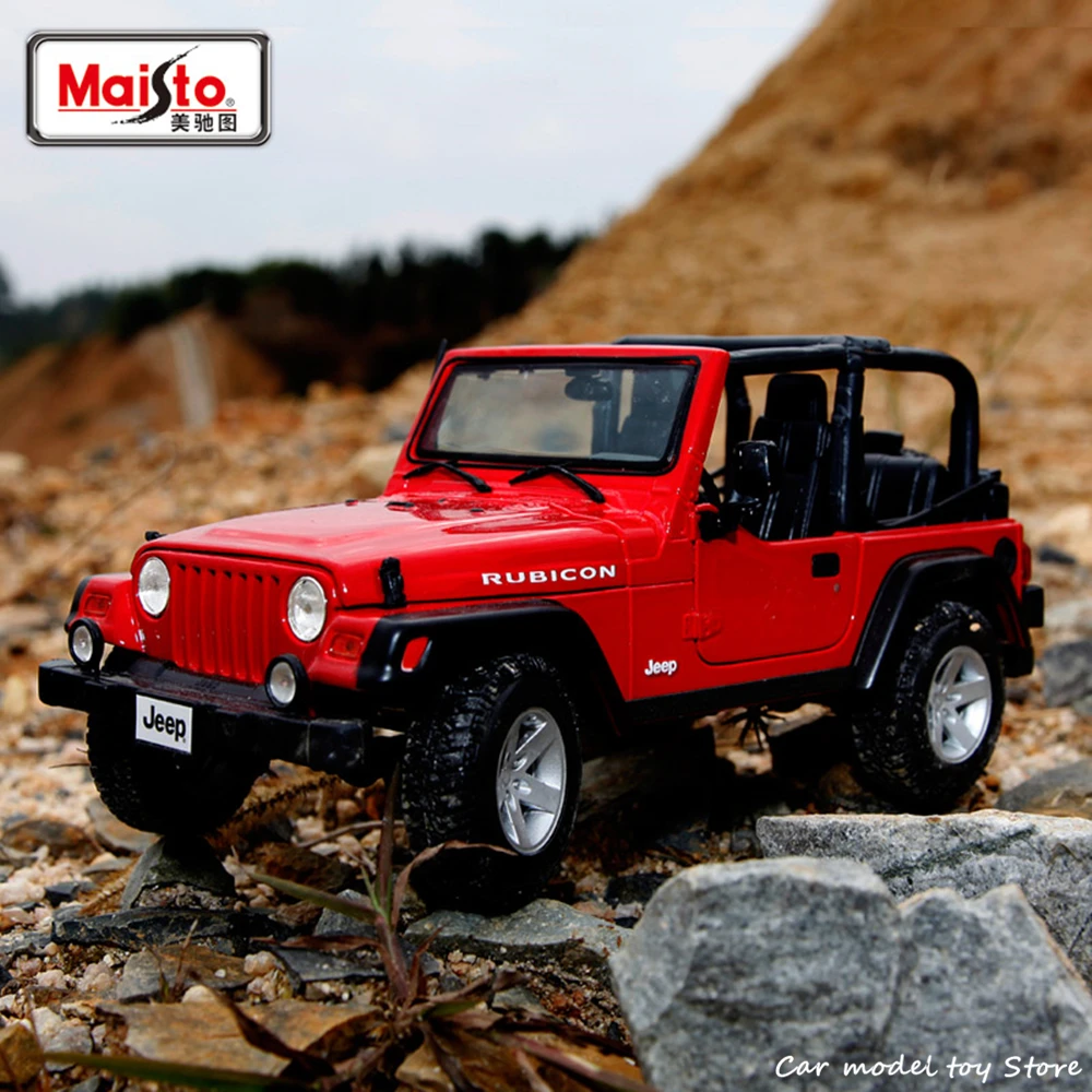 Maisto 1:18 JEEP Wrangler внедорожник сплав Ретро модель украшения автомобиля коллекция