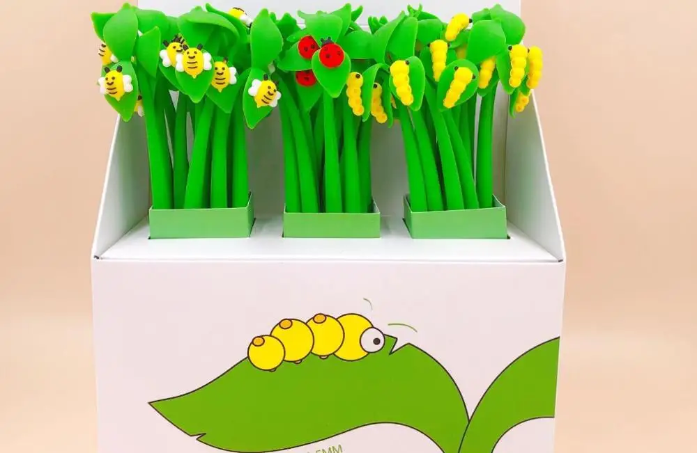 Корея кремнезем насекомое животное мультипликационная гелевая ручка для