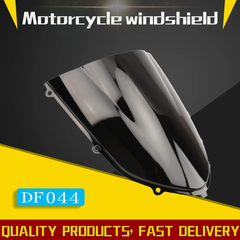 Для Kawasaki ZX10R 2004 2005 ZX 10R 04 05 черно-белое тонированное ветровое стекло двойной пузырь - Цвет: 1pcs Black