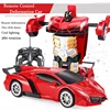 2IN1 Electric RC Car Transformation Robots One-key Deformation Car Outdoor Remote Control Sports Car Model  Children Boys Toys 5