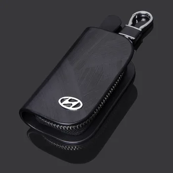 

Car Key Rings Holder for Emblem KeyRing Styling Car Key Chains Accessories for I30 Tucson Solaris IX35 Elantra