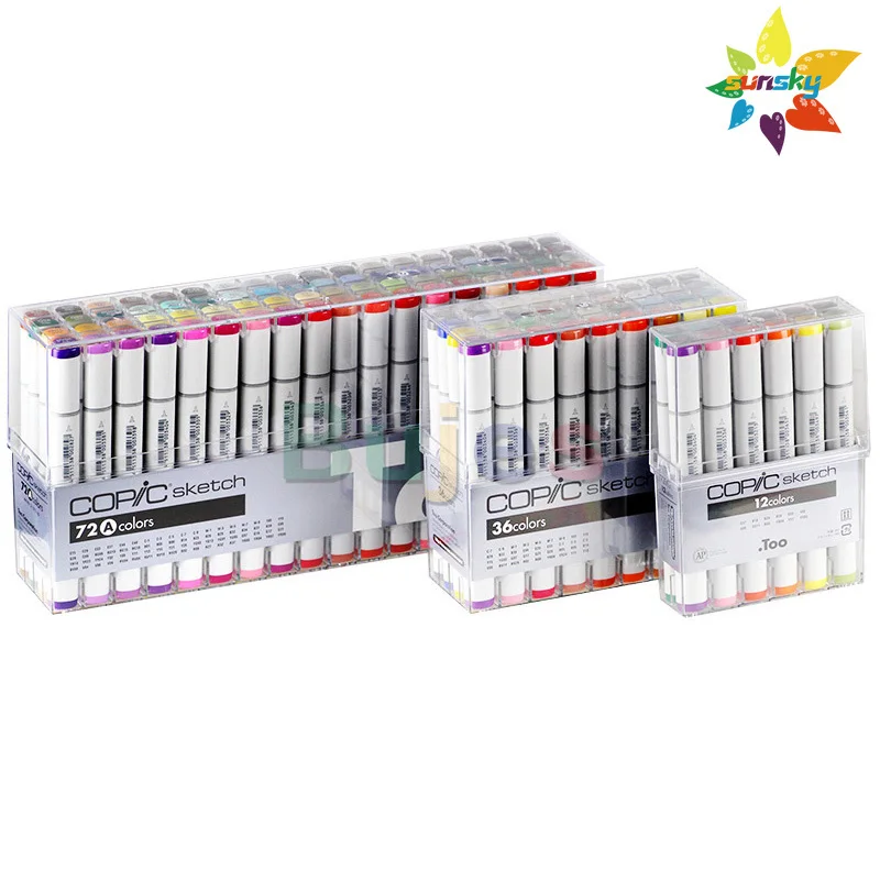 JPCopicSketchMarkers12243672colorfastdryingnontoxicmarkers