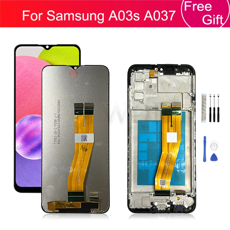 For Samsung Galaxy A03s LCD A037 Display LCD Touch Screen Digitizer