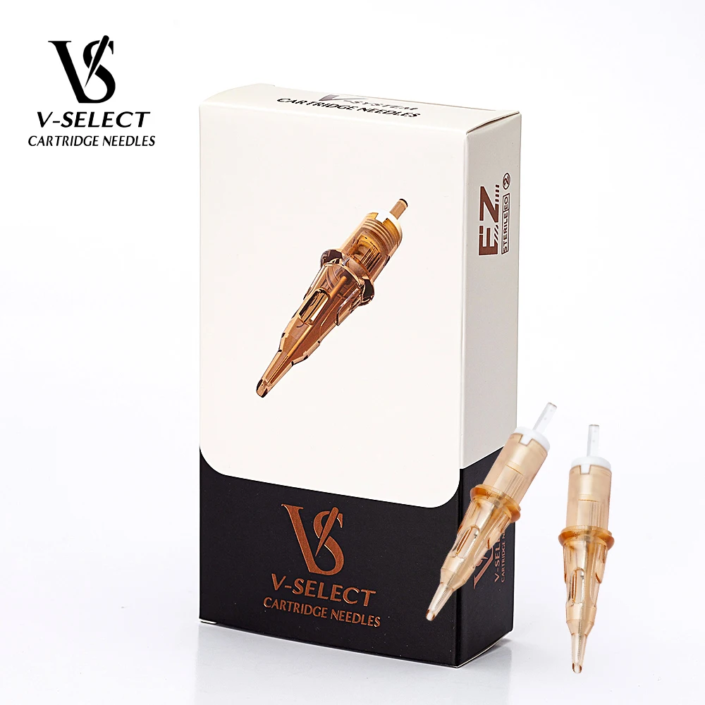 EZ V-Select Tattoo Cartridge Needles #12 0.35mm Round Liner for Machine Supply 20 pcs/Box | Красота и здоровье