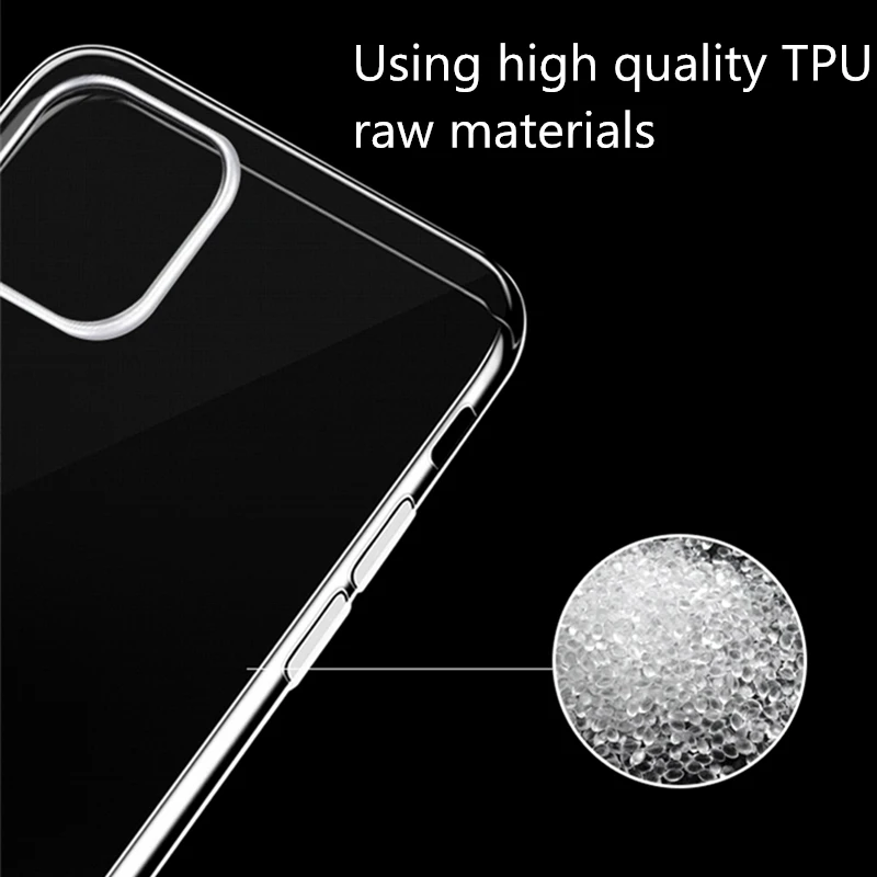 Прозрачный чехол из ТПУ для iphone XS 11 Pro Max XR X 10 мягкий силиконовый 6 6S 7 8 Plus задняя