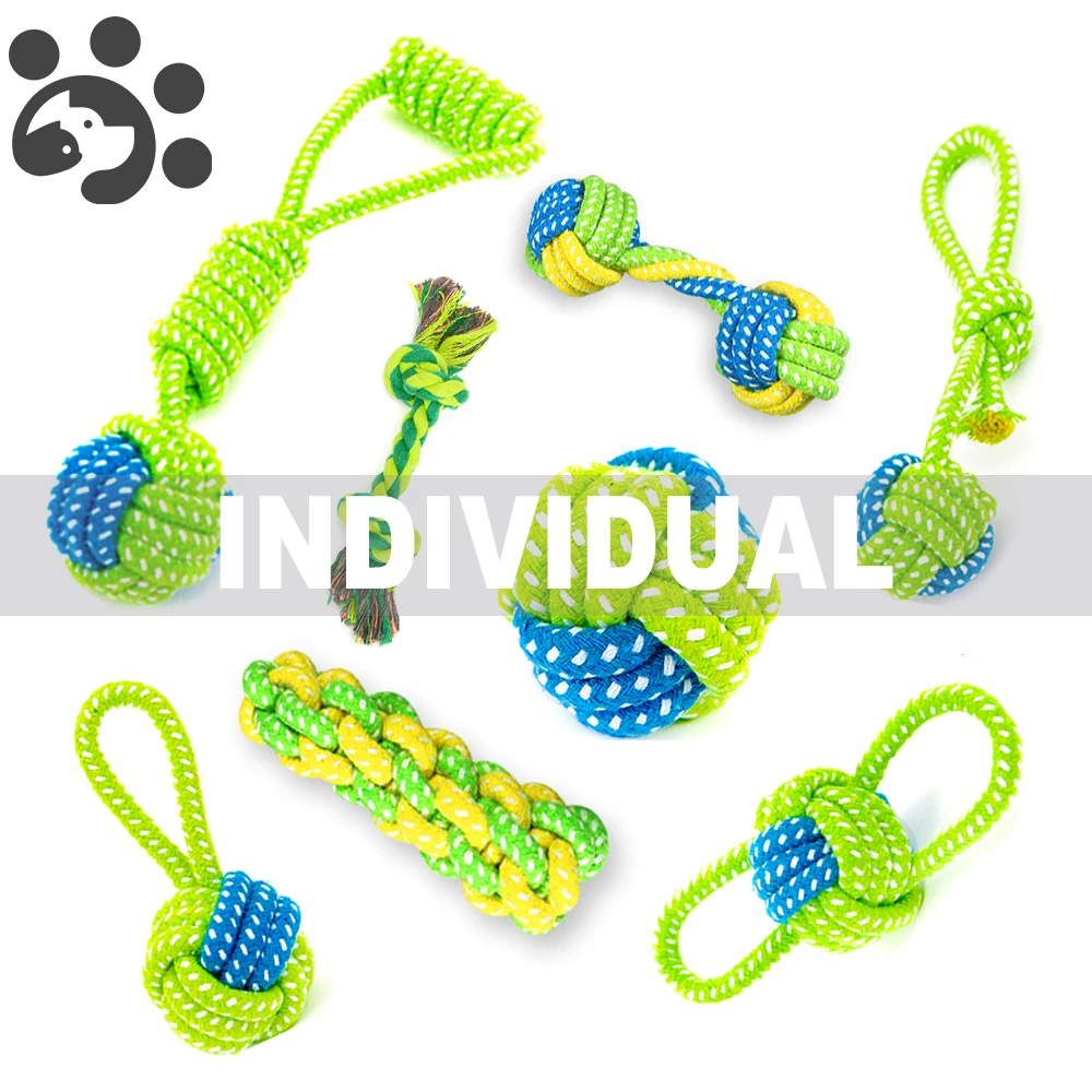1 шт. хлопковая игрушка для собак Веревка игрушки Жвачки зубочистка открытый