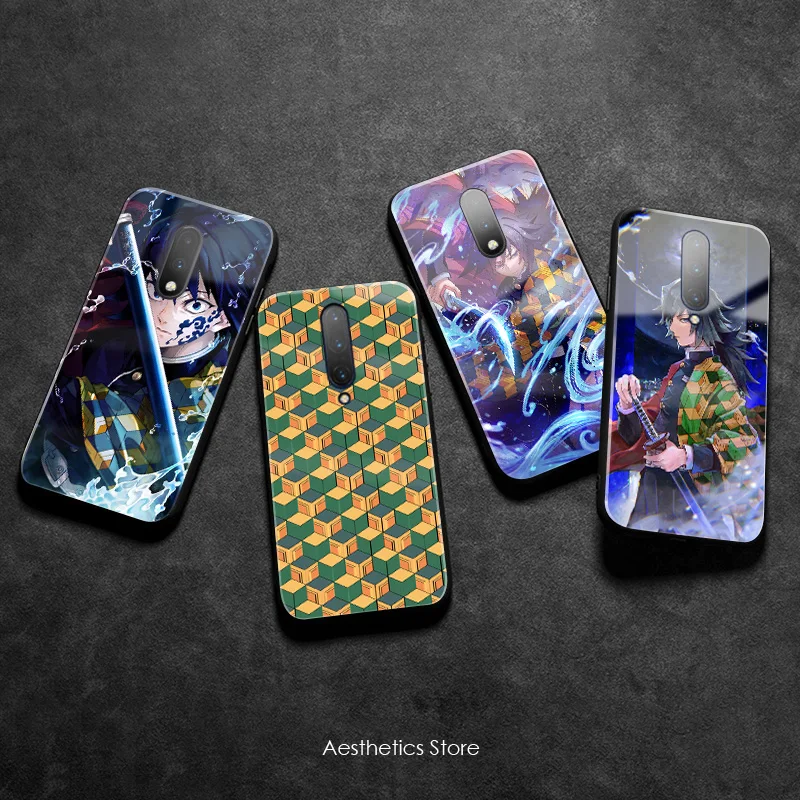 Giyu Tomioka Demon Slayer Kimetsu no Yaiba, мягкий силиконовый чехол для телефона из закаленного стекла, гладкая оболочка для OnePlus 6 6T 7T Pro