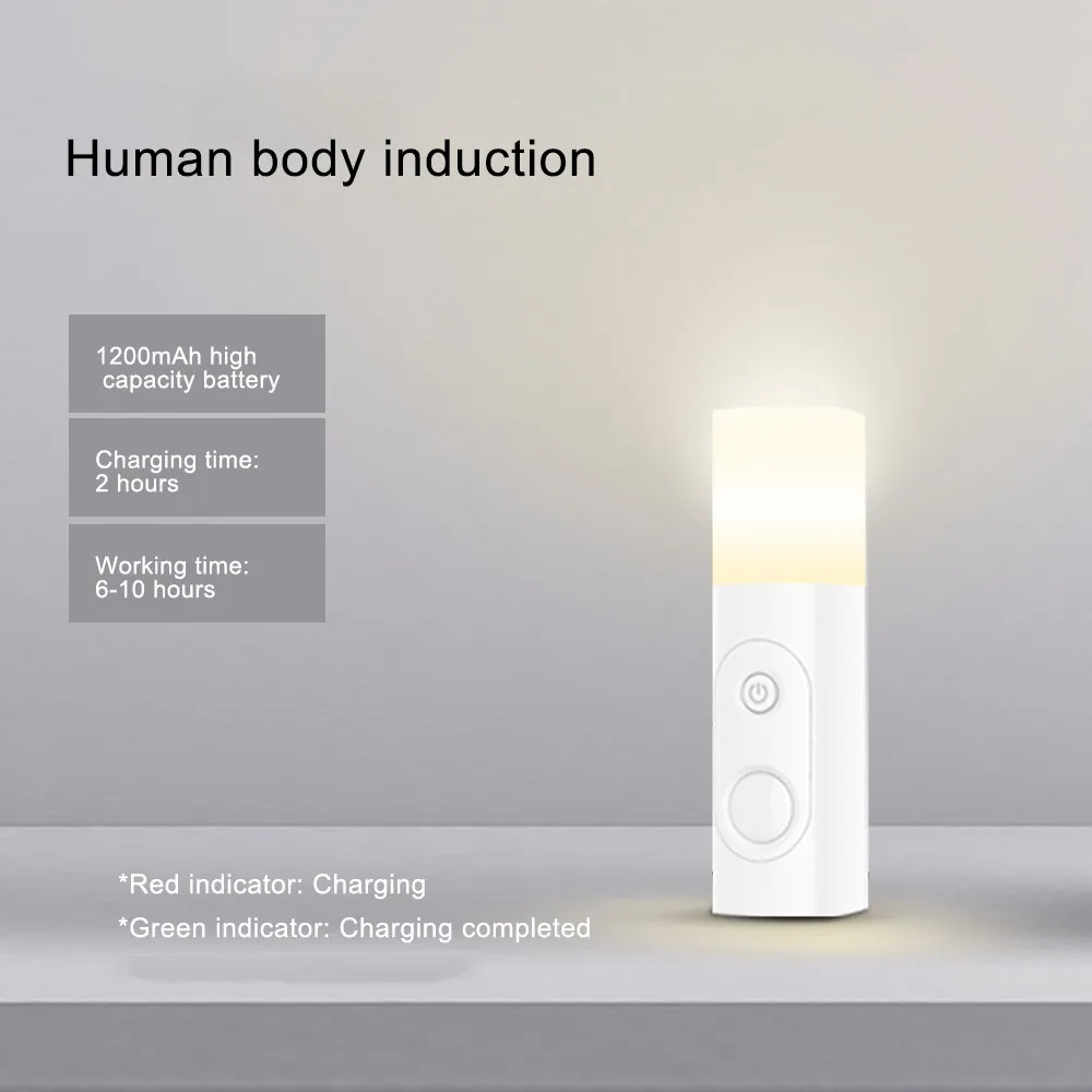 NEWKBO 3.7V 0.6W USB Charging Table Lamp Mini Portable Bedside Lamp Reading and Camping Lamp