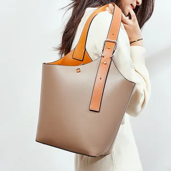 

Fall/winter 2019 fashion bag broadband bucket bag women shoulder bag handbag large capacity