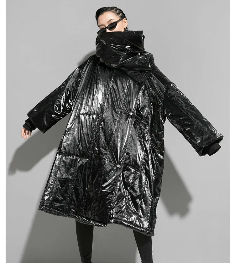 Max LuLu модная Корейская ветровка женские теплые зимние куртки женские с капюшоном негабаритных стеганые пальто повседневные Утепленные длинные парки
