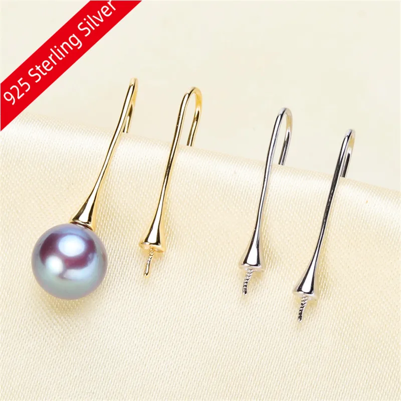 

New 925 Pure Silver Hook Earwire Jewelry DIY Earring Findings components Earrings Clasps Hooks Fittings DIY Jewelry Accessories