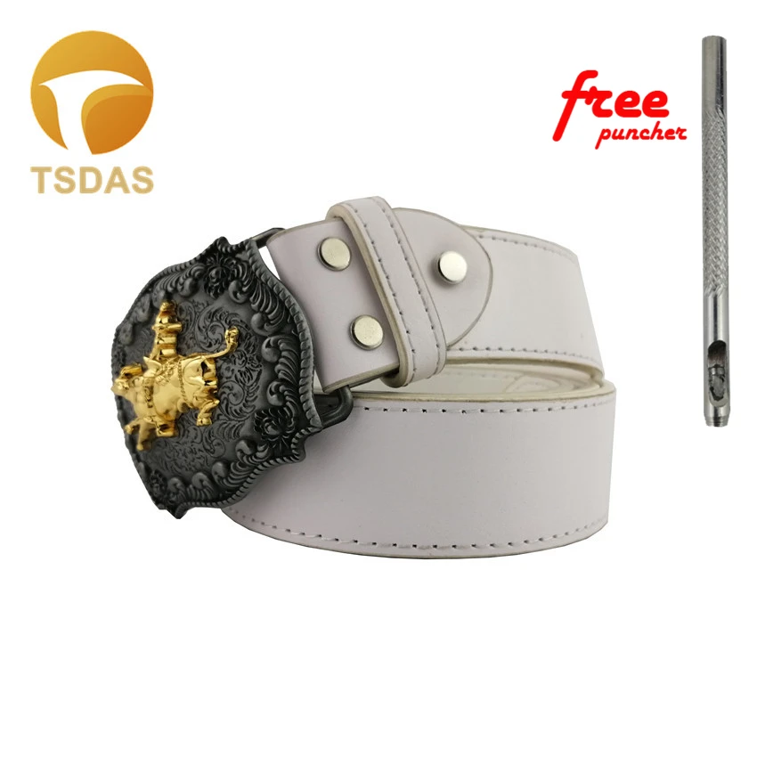 Western Buckles Серебряные; золотые в ковбойском стиле с металлическими пряжками и подходит для детей на возраст от 4 см Ширина ремень