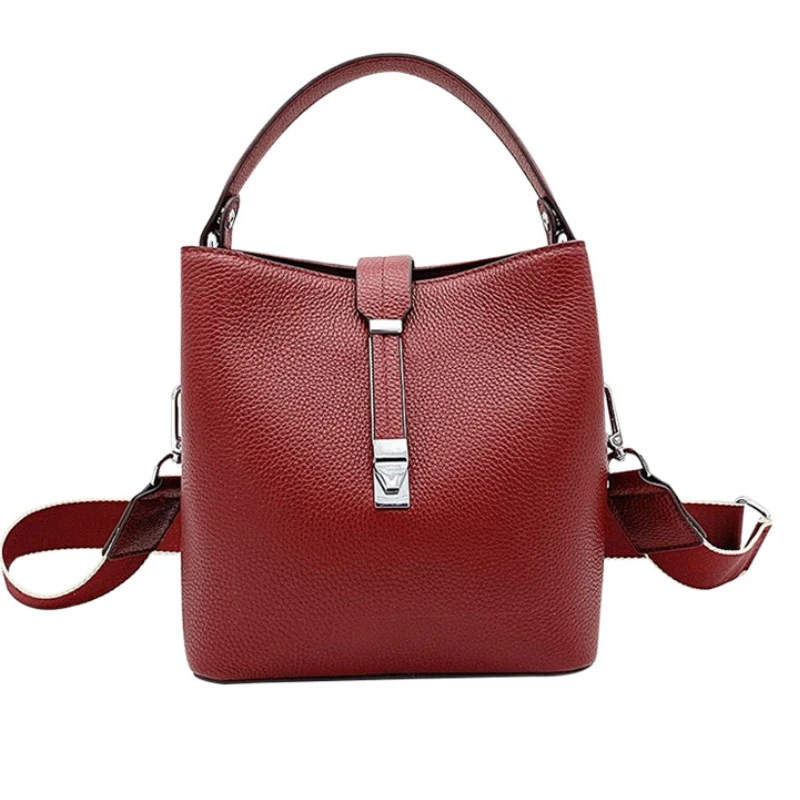 Bolsos de mano guess hangbag para mujer, bolso hombro, bolso de mano cuero genuino indefinido, bolso de cubo, moda ba|Bolsos de hombro| - AliExpress