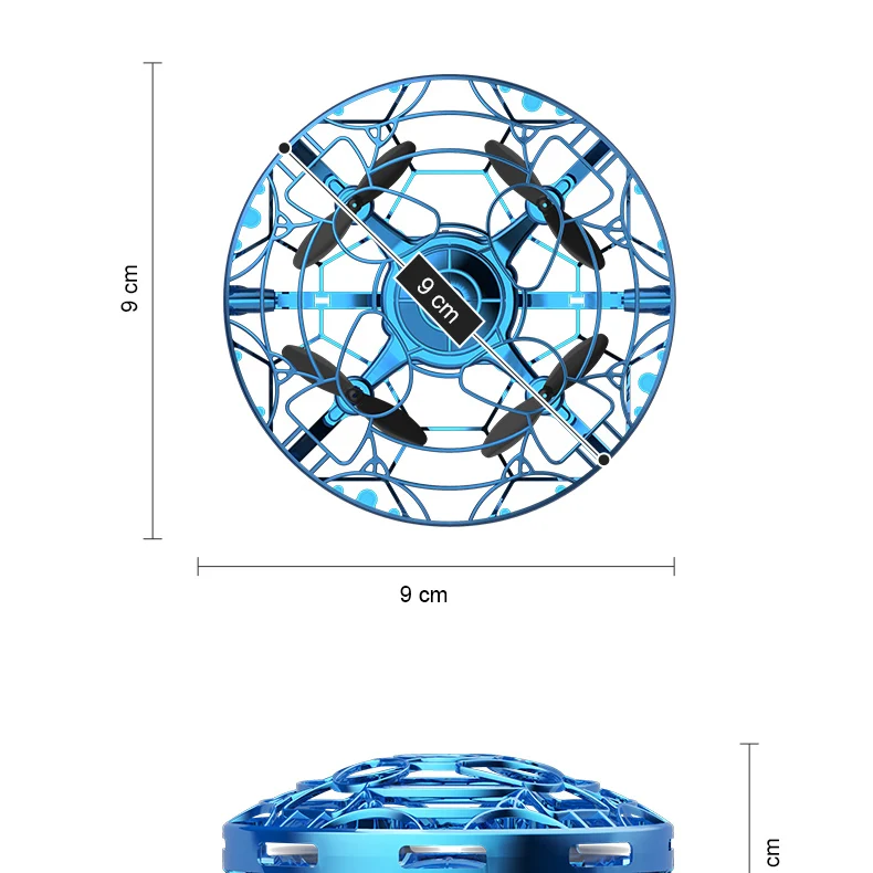 Mini Flying UFO RC drone Infraed Hand Sensing Helicopter Anti-collision Aircraft Flayaball Induction Quadcopter dron Kids Toys
