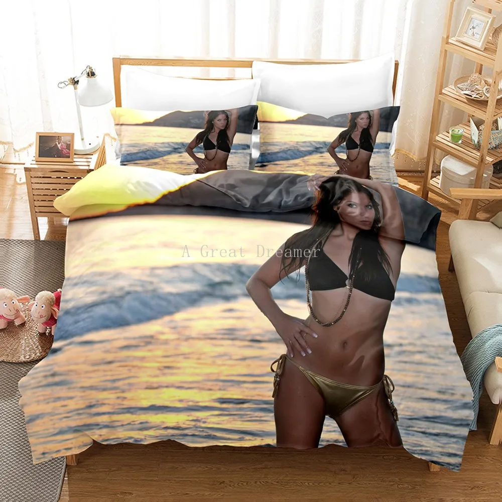 Hot Sexy Buttocks Bikini Bedding Set Girl Bedroom Decor Luxury Quilt Cover Fashion Duvet Cover And Pillowcase 