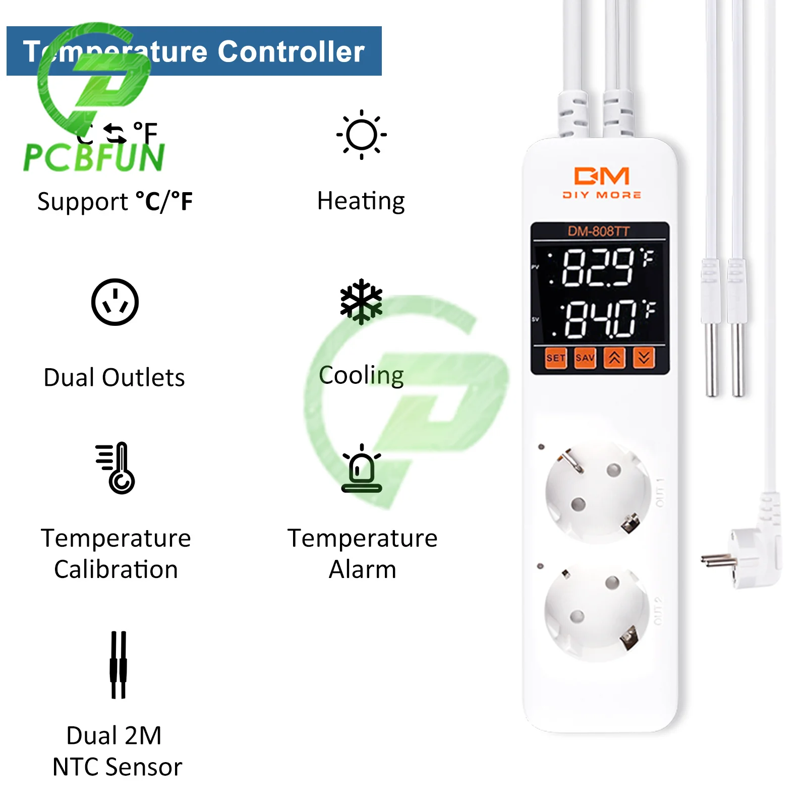 Pymeter Digital Temperaturregler Heizung Kühlen Thermostat