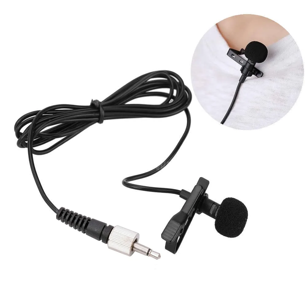 Bolymic Lapel mic Collar Tie Clip On Lavalier for Sennheiser SK100/300/500 G1/ G2/G3 | Электроника