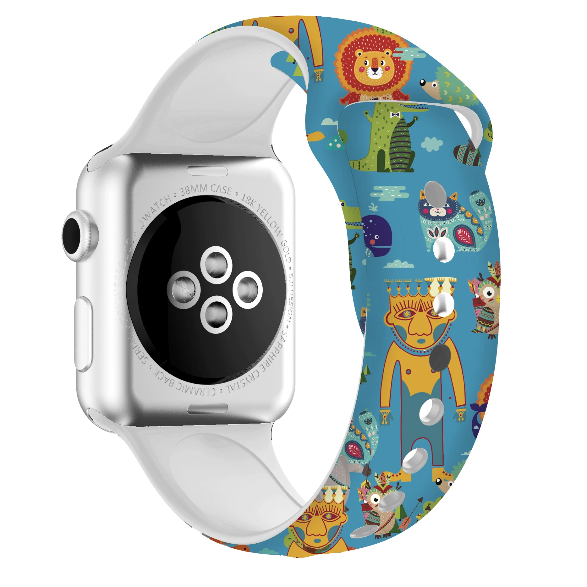 Цветной ремешок для Apple Watch 42 мм 38 мм мягкий силиконовый спортивный сменный ремешок для Apple Watch 5 серии 4 40 мм 44 мм - Цвет ремешка: Savage