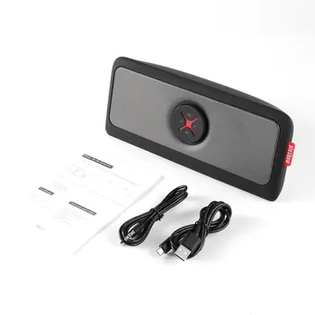 

Stereo Portable Wireless V2.1 /Aux-in Speaker 5W Built-in Mic Handsfree Call 3.5mm AUX Play 60Hz-20KHz