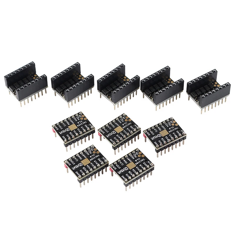 3d принтер TMC2208 Драйвер шагового двигателя+ Встроенный зачистки x5PCS 256 отдел