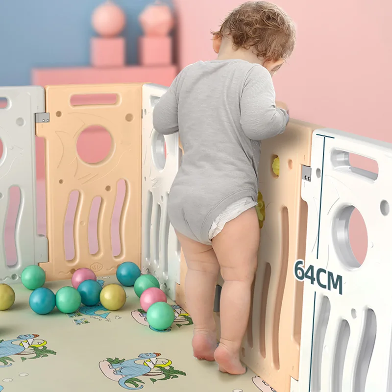 Children's Playground Home Indoor Baby Small Game Fence Kids Crawling Mat Fence Multi-functional Combination Playpens