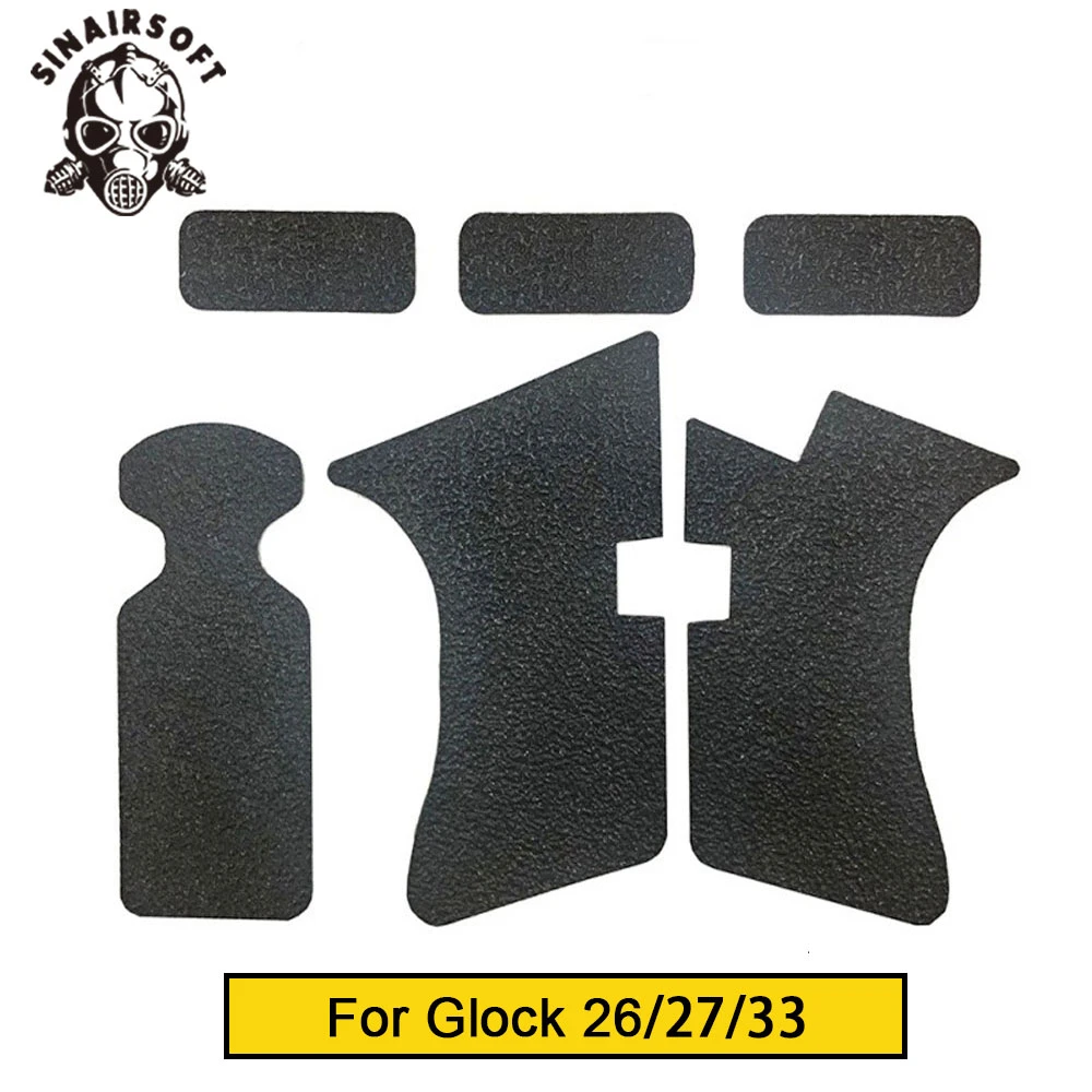Нескользящая резиновая текстурная лента перчатка для Glock 17 19 20 21 22 25 26 27 33 чехол
