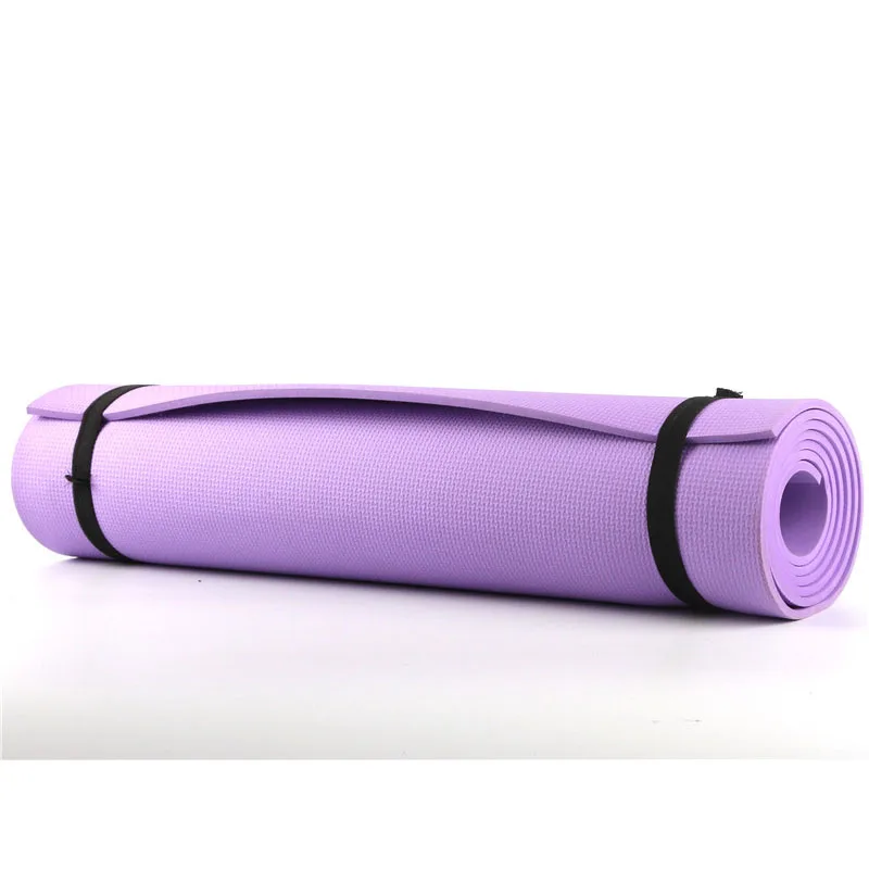 Yoga Mats 4mm Thin Non Slip Large Foam Gym Fitness Pilates