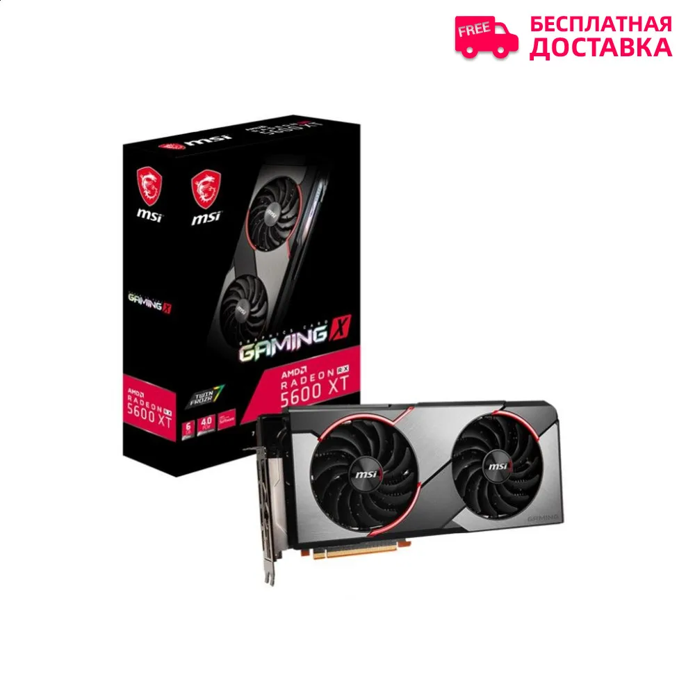 Видеокарта MSI PCIE16 RX 5600 XT 6GB GAMING X|Графические карты| |